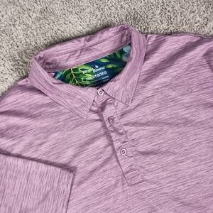 Birdie Bound 2XL Purple Heather Mens Golf Polo Shirt